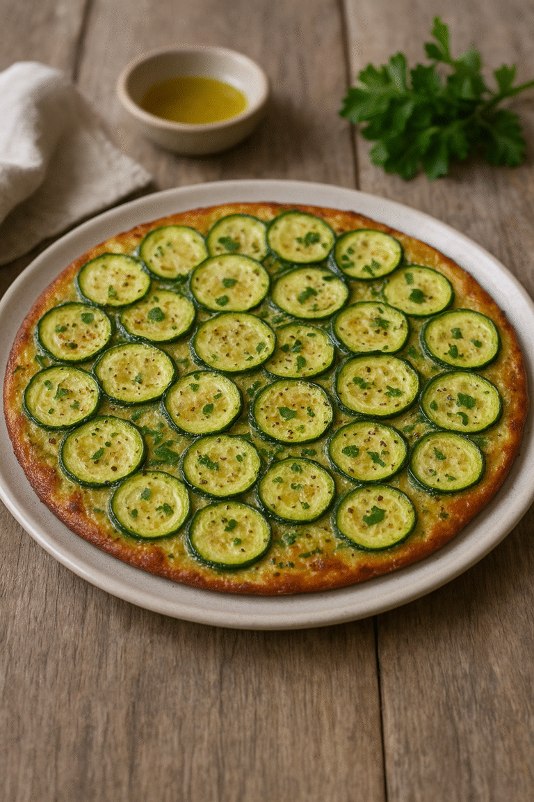 Scarpaccia de courgettes