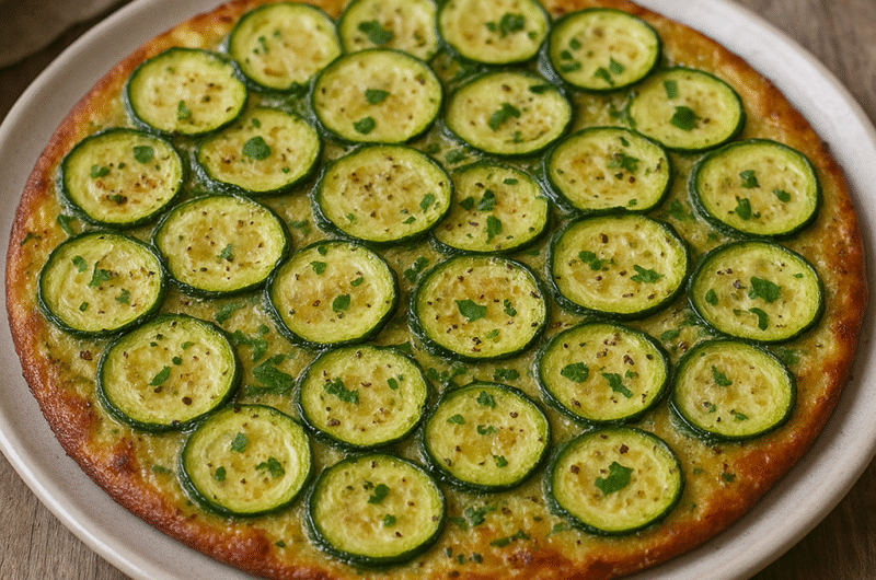 Scarpaccia de courgettes facile